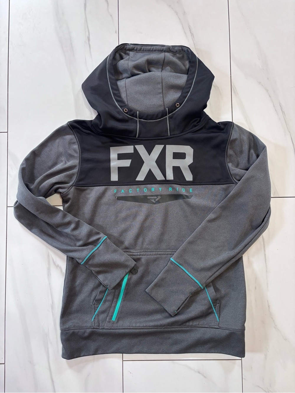 3/$30 FXR Women's Pursuit Tech Pullover Hoodie size small